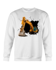 Excavator Crack Crewneck Sweatshirt tile
