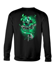 Dragonfly Rose 2 Sides Crewneck Sweatshirt tile