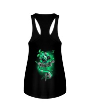 Dragonfly Rose 2 Sides Ladies Flowy Tank tile