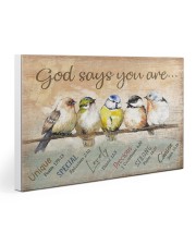 Birds God Says You Are Gallery Wrapped Canvas Prints tile