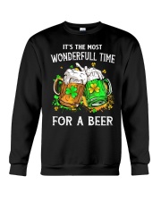 Beer Wonderful Time Patrick's Day Crewneck Sweatshirt tile