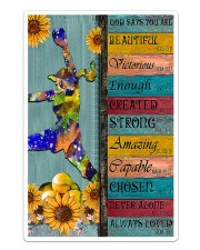 Softball - God Says You Are Beautiful Sticker tile