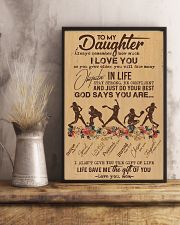 To My Daughter God Says You Are - Softball 11x17 Poster lifestyle-poster-3