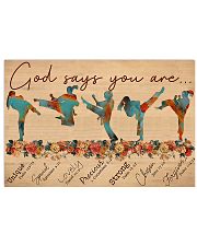 Karate God Says You Are 17x11 Poster front
