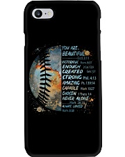 Softball You Are Beautiful Phone Case tile