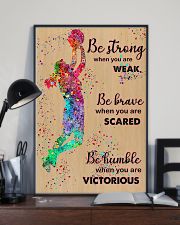 Basketball - Be Strong 11x17 Poster lifestyle-poster-2