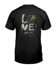 Jesus - Love John 3-16 2 Sides Classic T-Shirt back