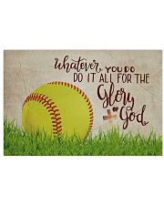Softball - Glory Of God 17x11 Poster front