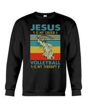 Volleyball - Jesus Is My Savior Crewneck Sweatshirt tile