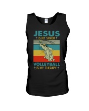 Volleyball - Jesus Is My Savior Unisex Tank tile