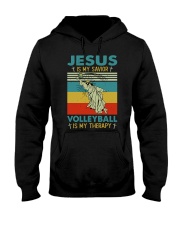 Volleyball - Jesus Is My Savior Hooded Sweatshirt tile