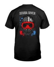 Scuba Diver 2 Sides Premium Fit Mens Tee tile