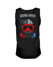 Scuba Diver 2 Sides Unisex Tank tile