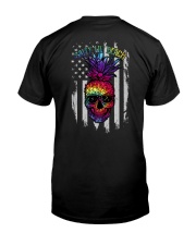 Skull Pineapple Salty Lil' Beach 2 Sides Classic T-Shirt back