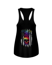 Skull Pineapple Salty Lil' Beach 2 Sides Ladies Flowy Tank tile
