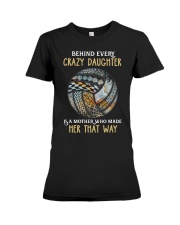 Volleyball Crazy Daughter Premium Fit Ladies Tee tile