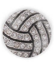 Volleyball - Diamond Round Ornament Circle ornament - single (wood) front