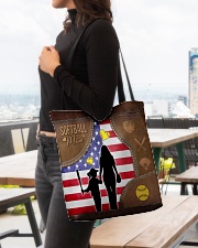 Softball Mom Tote All-over Tote aos-all-over-tote-lifestyle-front-04