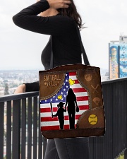 Softball Mom Tote All-over Tote aos-all-over-tote-lifestyle-front-05