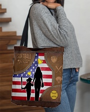 Softball Mom Tote All-over Tote aos-all-over-tote-lifestyle-front-09