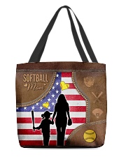 Softball Mom Tote All-over Tote front