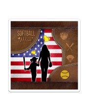 Softball Mom Tote Sticker tile