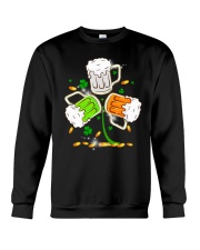 St Patrick's Day Beer Shamrock Crewneck Sweatshirt tile
