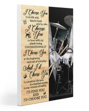 Drum - I Choose You Gallery Wrapped Canvas Prints tile