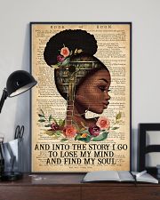 Black Girl - And Into The Story I Go 11x17 Poster lifestyle-poster-2