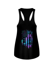 God American Flag 2 Sides Ladies Flowy Tank tile