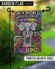 Hippe - Be Kind Flag 11.5"x17.5" Garden Flag aos-garden-flag-11-5-x-17-5-lifestyle-front-08