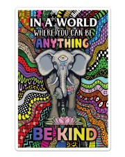 Hippe - Be Kind Flag Sticker - Single (Vertical) thumbnail