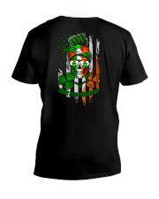 Skull - Shake Your Shamrocks V-Neck T-Shirt tile