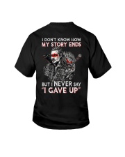 Vikings Never Give Up 2 Sides Youth T-Shirt tile