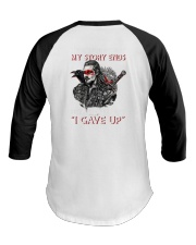 Vikings Never Give Up 2 Sides Baseball Tee tile