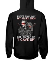 Vikings Never Give Up 2 Sides Hooded Sweatshirt tile