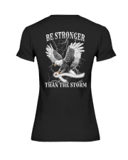 Lung Cancer Be Stronger 2 Sides Premium Fit Ladies Tee tile