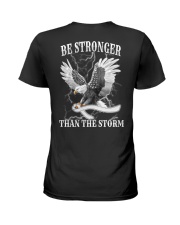 Lung Cancer Be Stronger 2 Sides Ladies T-Shirt tile