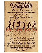 Volleyball - To My Daughter 11x17 Poster front