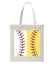 Baseball And Softball Tote Bag tile