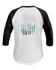 Scout Mom Flag American 2 Sides Baseball Tee tile