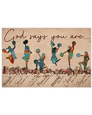 Cheerleading - God Says You Are 17x11 Poster front