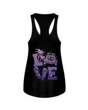 Hippie - Car Purple Rain 2 Sides Ladies Flowy Tank tile