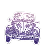 Hippie - Car Purple Rain 2 Sides Sticker tile