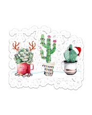 Garden - Succulent Cactus Snow Sticker tile