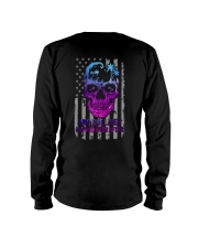 Skull She Lived 2 Sides Long Sleeve Tee tile