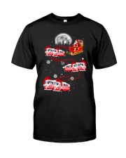 Camper Christmas Moon Premium Fit Mens Tee tile