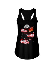 Camper Christmas Moon Ladies Flowy Tank tile