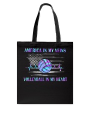 Volleyball In My Heart Tote Bag tile