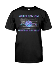 Volleyball In My Heart Premium Fit Mens Tee tile